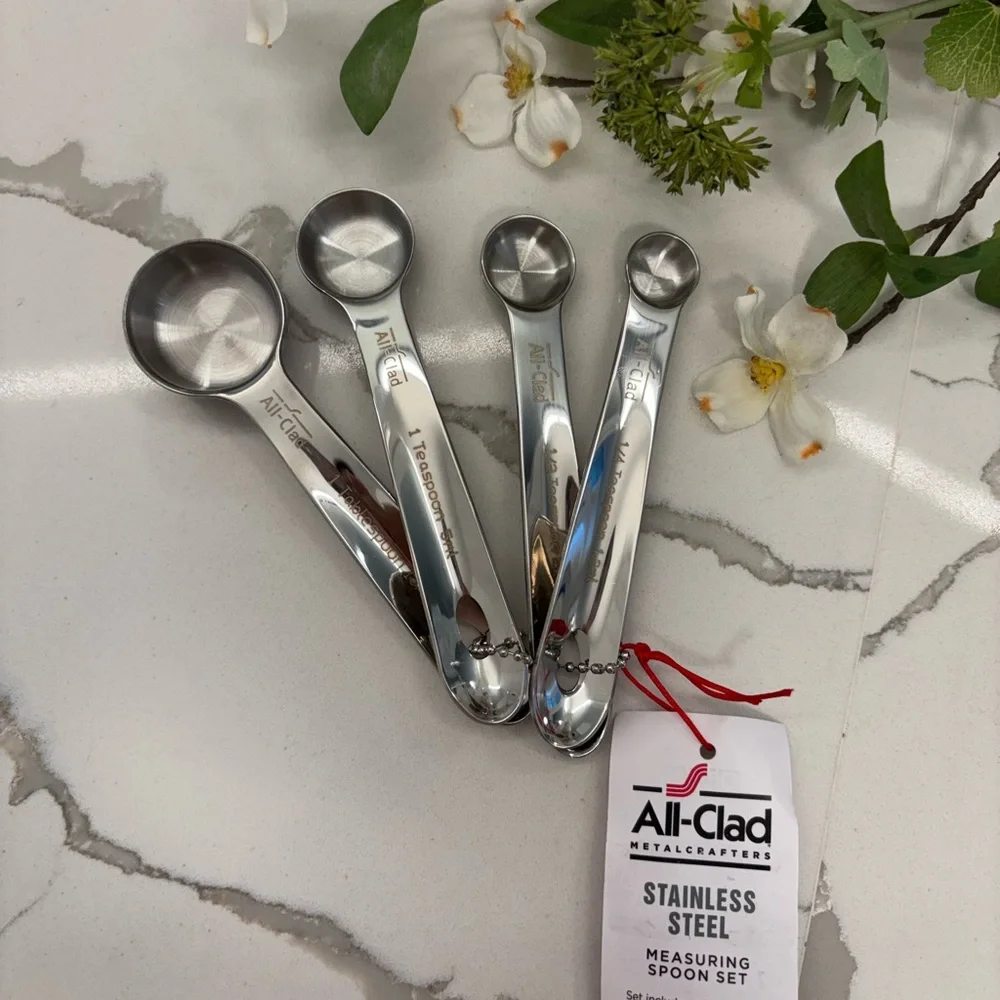 All-Clad Stainless Steel Measuring Spoon 4 Piece Set